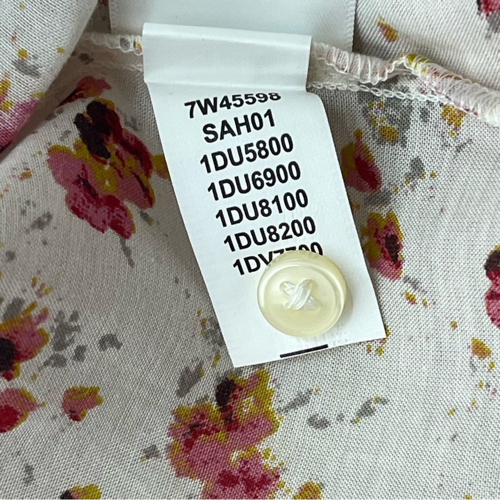 LUCKY BRAND NWT WOMEN’S LONG SLEEVE BUTTON UP SHIRT ONE POCKET POET SHIRT - Picture 13 of 13
